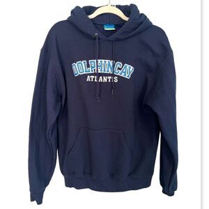 Mens M Champion Bahamas Dolphin Cay Atlantis  Eco Fleece Thick sweatshirt hoodie